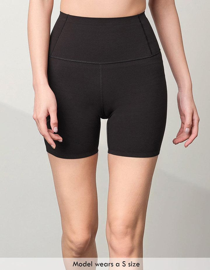 HOW-EFFORTLESS High Waist UV Protection Biker 6" Shorts Shorts Her own words SPORTS 