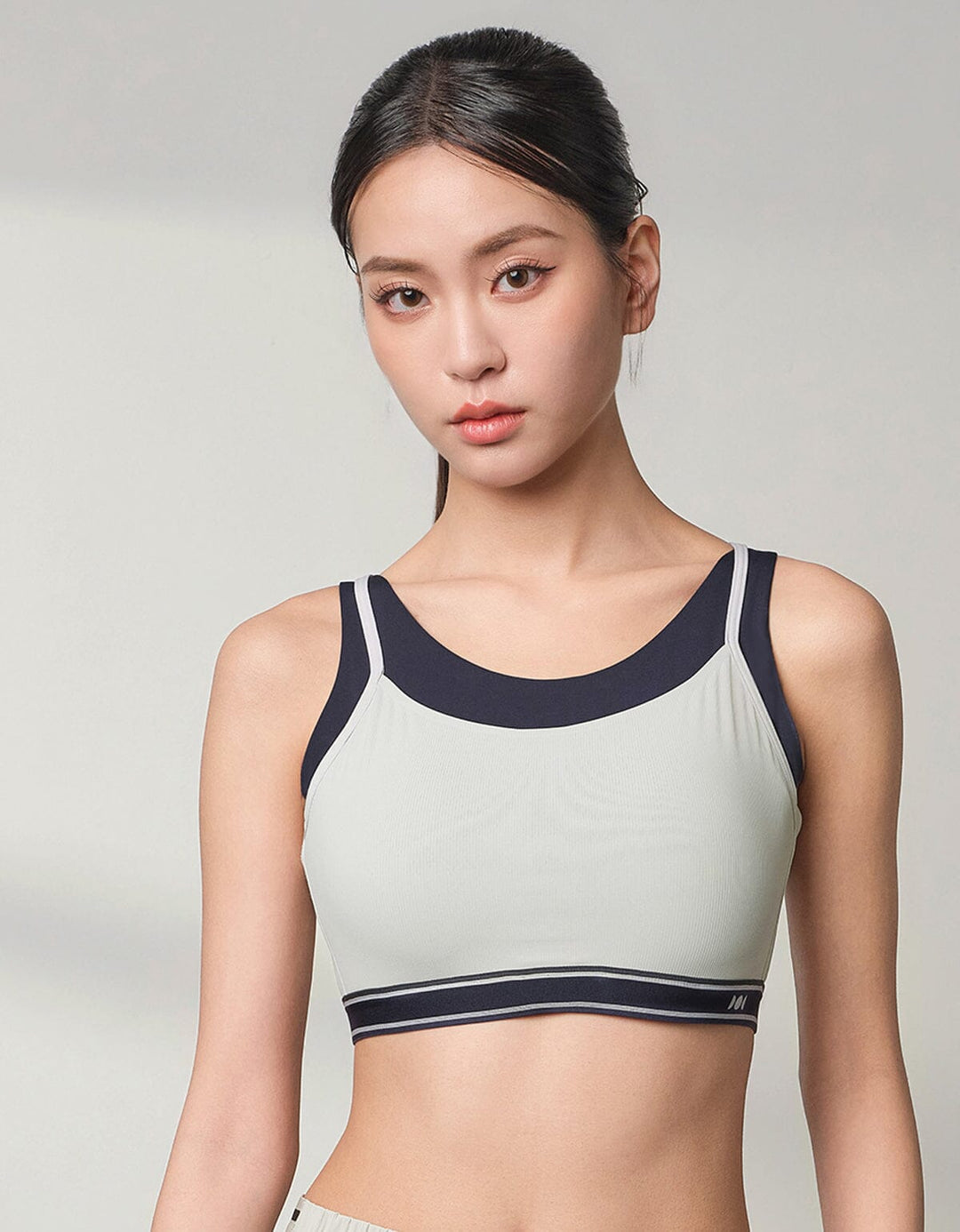 HOW-AIRY Ribbed Breathable Medium Impact Sports Bra Sports Bra Her own words SPORTS 
