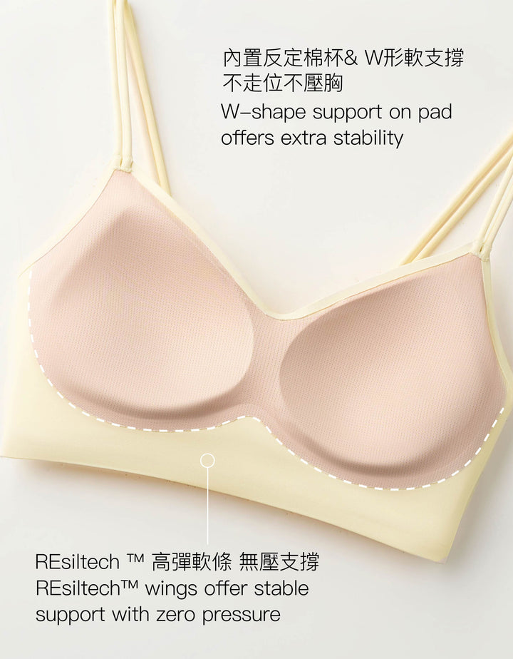 HOW-EFFORTLESS Lightly Lined Low Impact Sports Bra Sports Bra Her own words SPORTS 