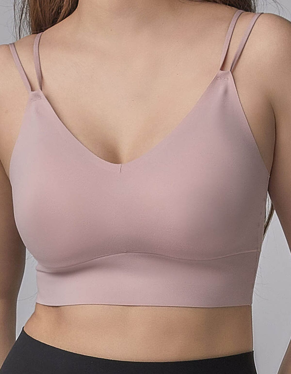 Invisible REextraSkin™ Longline Triangle Bra Top Bra Her own words