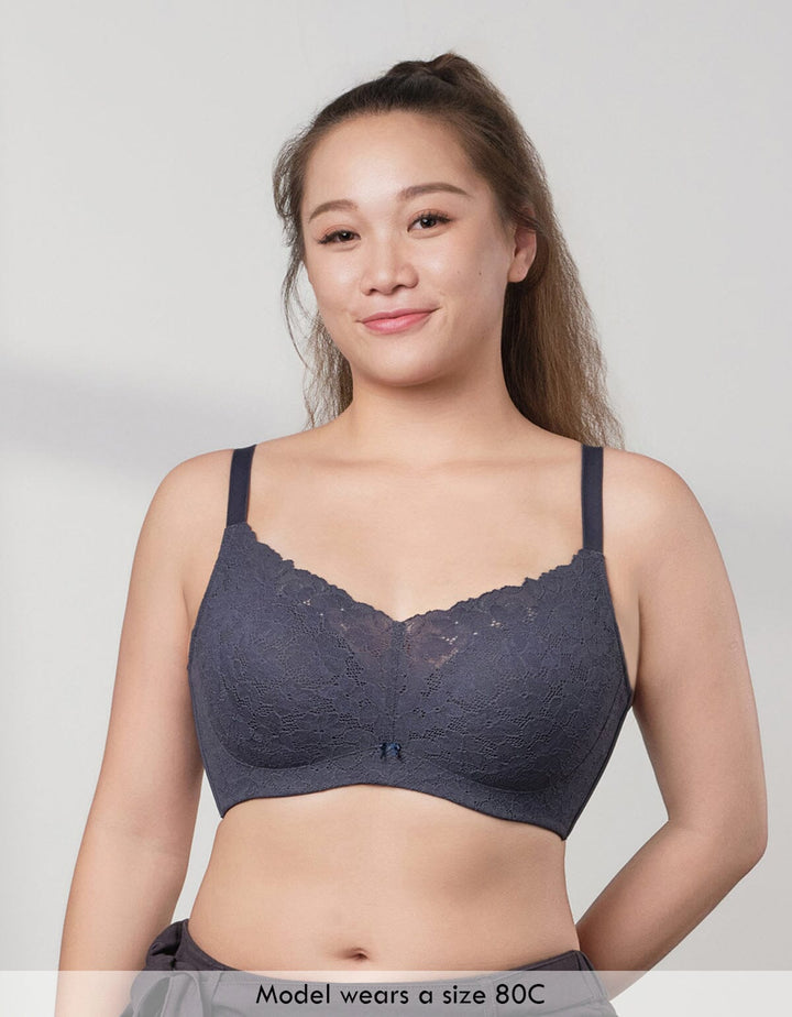 SMOOTH IT Plus Lightly Lined Lace Bra Bra Her own words 