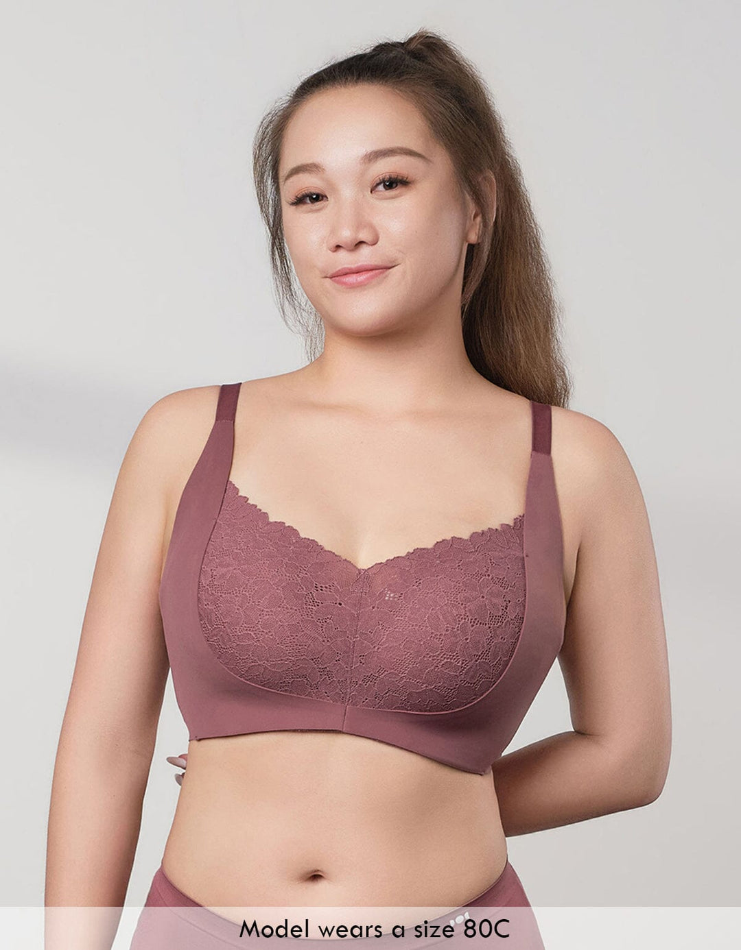 SOLUTION W-Support Non Wired Lace Bra Bra Her own words 