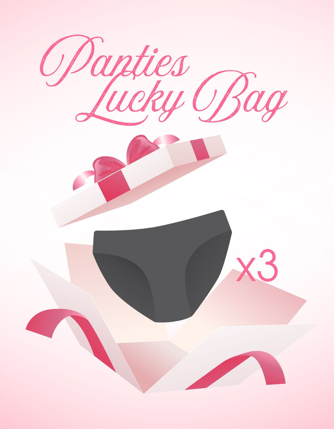 Bonding Panty Lucky Bag - 3 Pairs Panty Her own words S 