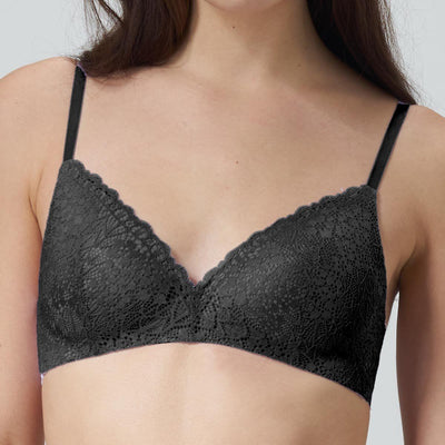 Lacy Non Wired Lightly Lined Bra Bra Her Own Words 