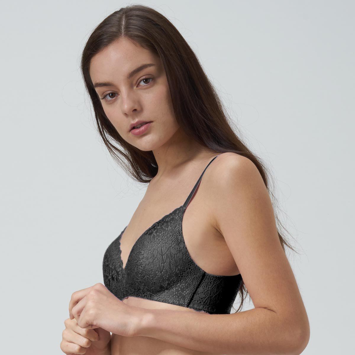 Lacy Non Wired Lightly Lined Bra Bra Her Own Words 