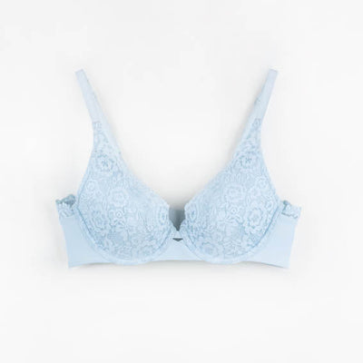 Sustainable Herbafoam???€??Soft Touch Full Coverage Lightly lined Lace Bra Bra Her Own Words Skyway 75C 
