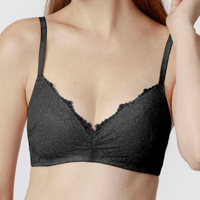 Non-wire Lacy Bra Bra Her Own Words 