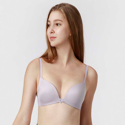 Non Wire Push Up bra Bra Her Own Words Crystal Lilac 70A 