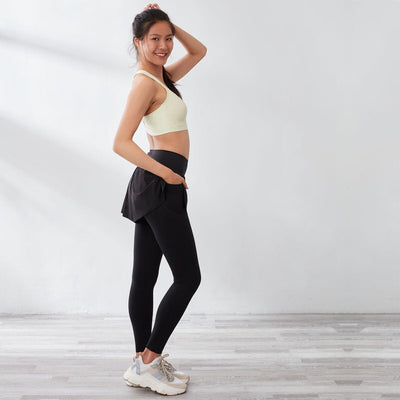 High-Waist Float UV Protection 2-In-1 Running Shorts/Ankle Sports leggings Leggings Her own words SPORTS 