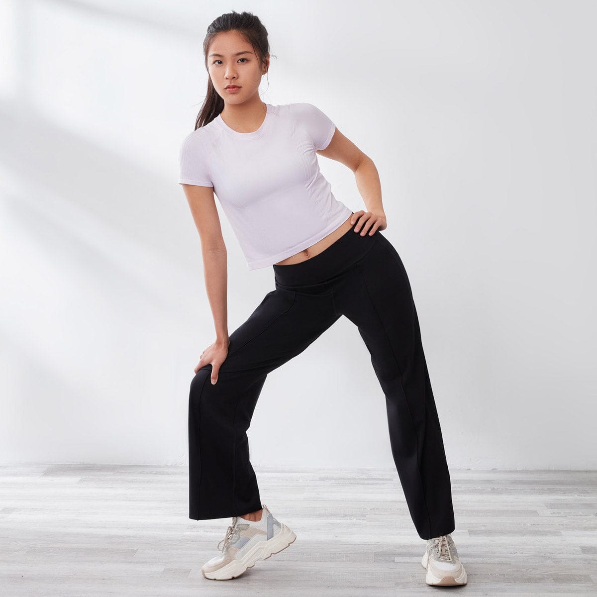 Effortless Sustainable Knit Short Sleeve Crop Top Tops Her own words SPORTS 