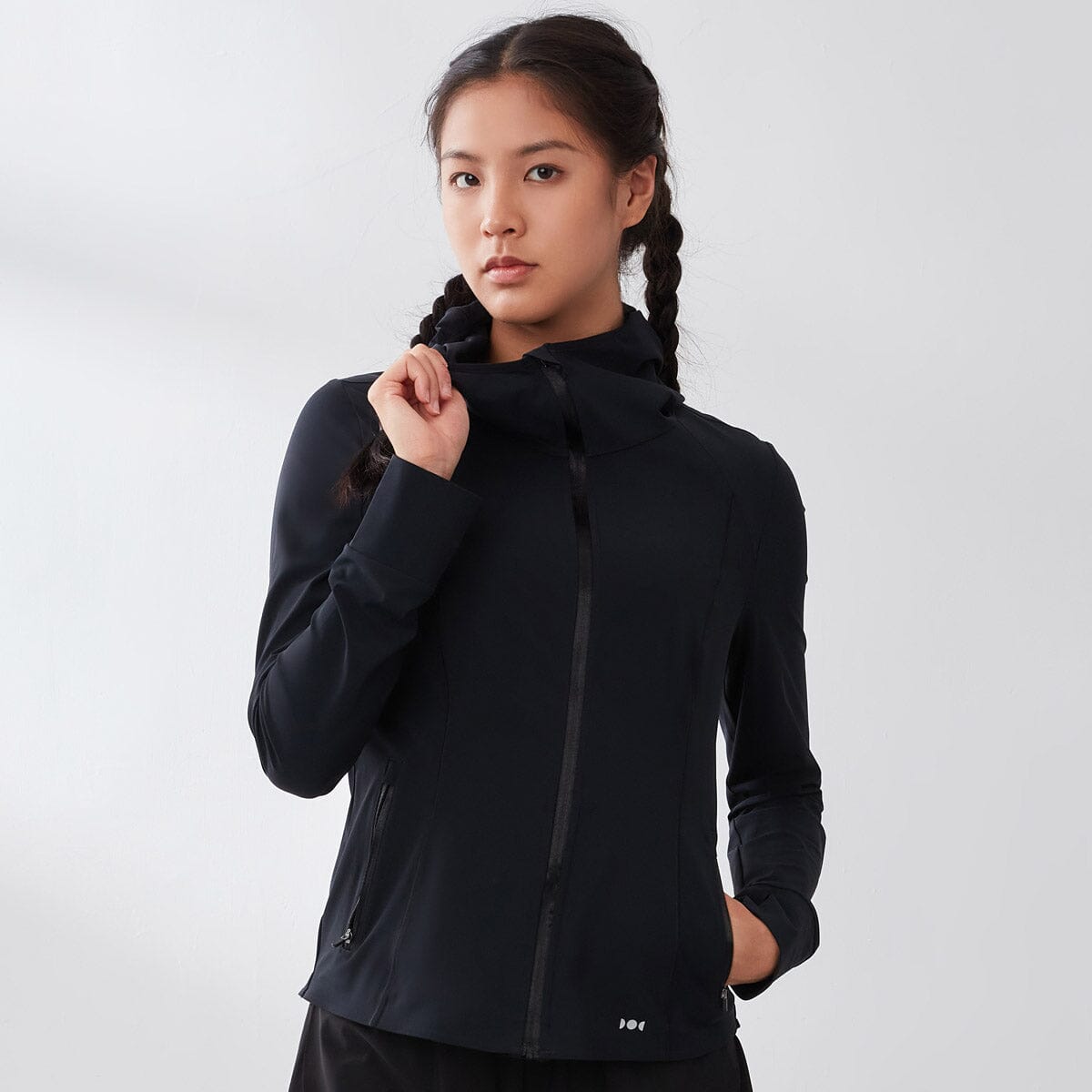 Float Lightweight UV Protection Cool Touch Slim Fit Jacket Tops Her own words SPORTS Black XS 