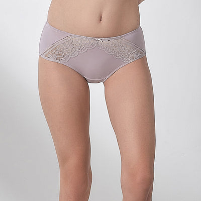Match Back Cooling Lace Brief Panty Panty Her Own Words Dull Lilac S 