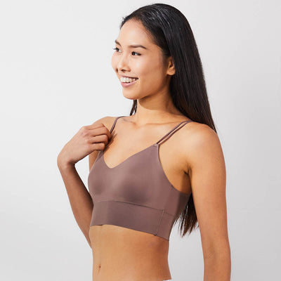 Invisible Extra Skin???Long Line Triangle Bra Top Bra Her Own Words 