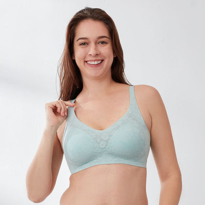 Invisible Lightmesh REextraSkin™ W-Shape support Bralette Bra Her Own Words 