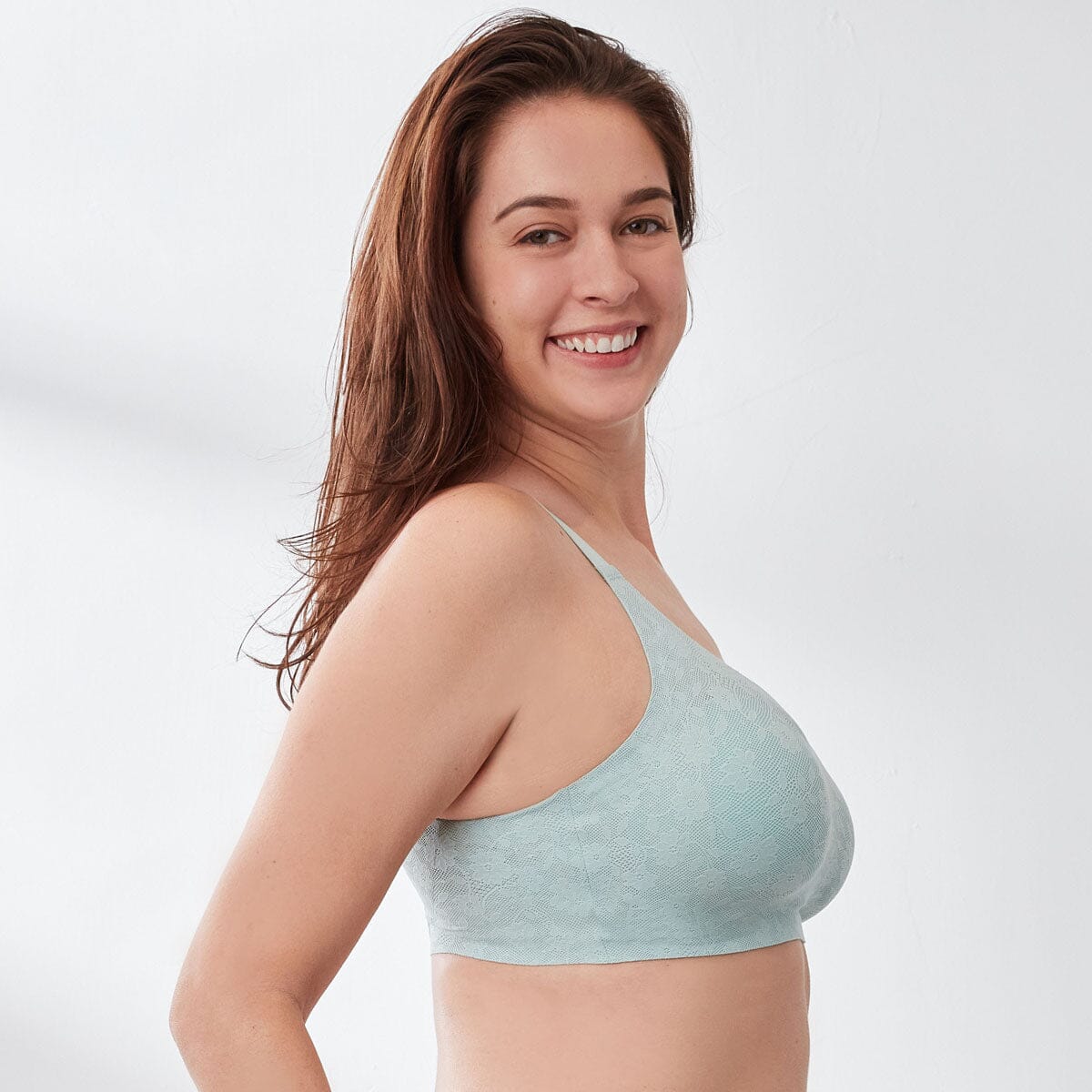 Invisible Lightmesh REextraSkin™ W-Shape support Bralette Bra Her Own Words 