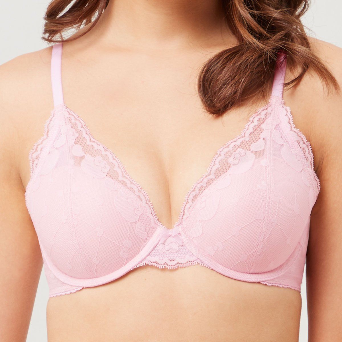 Audrey Push-up Bra (Hello Kitty Series) (Light Nude with small white  polkadots), Women's Fashion, New Undergarments & Loungewear on Carousell