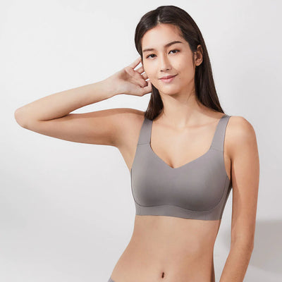 Solution Max Free Extra Skin???Full Coverage Bra Bra Her Own Words Frost Gray XL+ 
