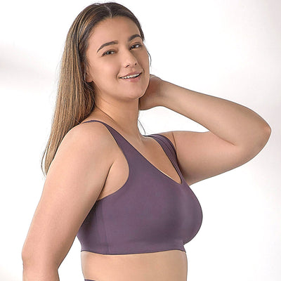 Solution Max Free Extra Skin™ Bra Top Bra Her Own Words Sweet Grape S 