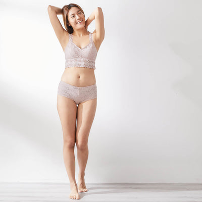 Stylist Extra Skin™ Longline Triangle Lace Bralettle Her Own Words 