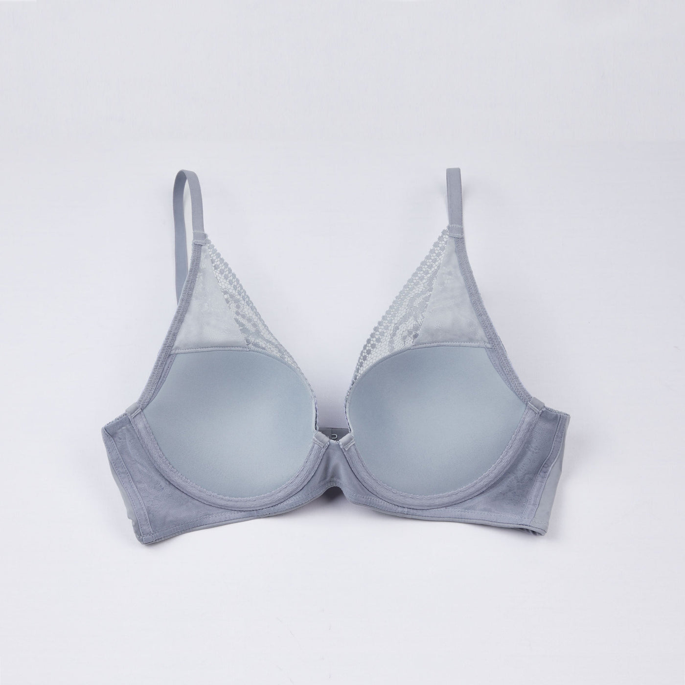 Sustainable Herbafoam™ Plunge Push Up Lace Bra Bra Her Own Words 