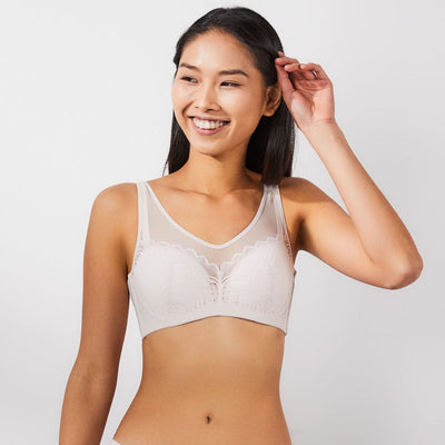 Solution Max Free Ad Grid™Full Coverage Lightly Lined Lace Bra Bra Her Own Words Shell 75C 