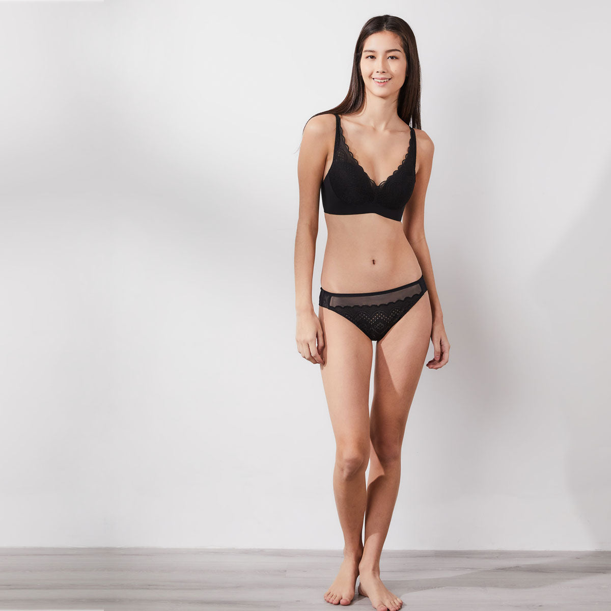 Solution Max Free Plunge W-shape Support Non Wired Lace Bra Bra Her Own Words 