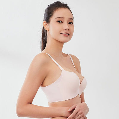 Solution Soft Wire REadGrid??? Wing Butterfly Push Up Bra Bra Her Own Words Crystal Pink 70B 
