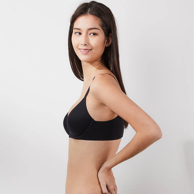 Sustainable Sea Island Cotton Full Coverage Lightly Lined Bra Bra Her Own Words 