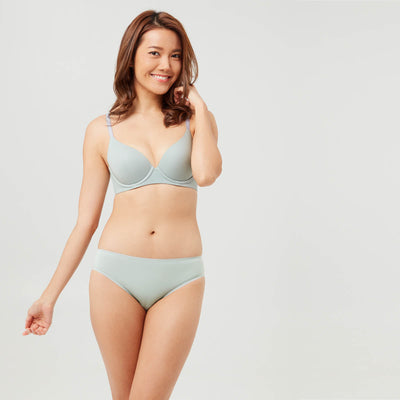 Sustainable Sea Island Cotton Full Coverage Lightly Lined Bra Bra Her Own Words 