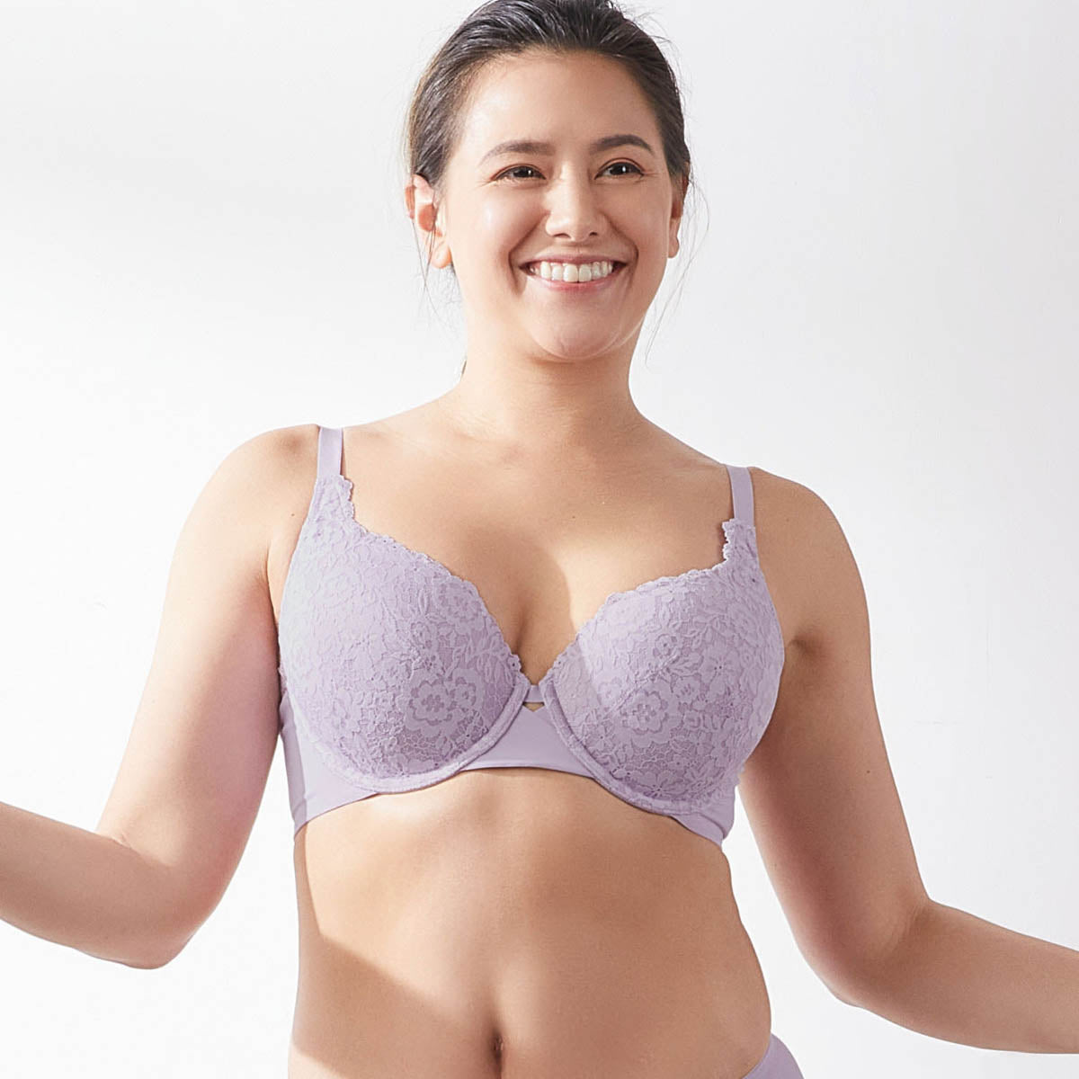 Sustainable Herbafoam???€??Soft Touch Full Coverage Lightly lined Lace Bra Bra Her Own Words 