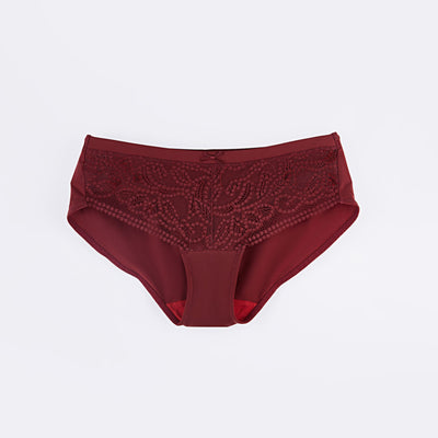 Match Back Lace Hipster Panty Panty Her Own Words Biking Red S 