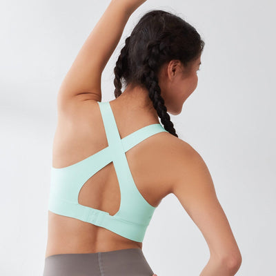 Free Me V-Neck Medium Impact Sports Bra Sports Bra Her own words SPORTS 