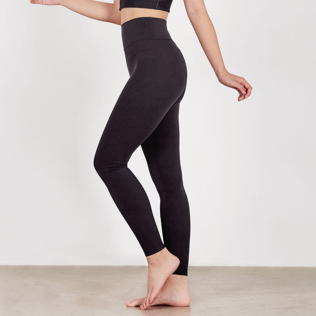 Hanes Women's Constant Comfort Yoga Leggings Q71128 1 Pair, Black, Medium  at  Women's Clothing store