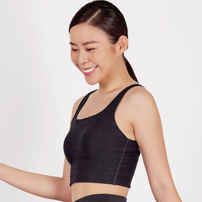 Extra Skin™ Longline Low Impact Sports Bra Sports Bra Sweat Float 