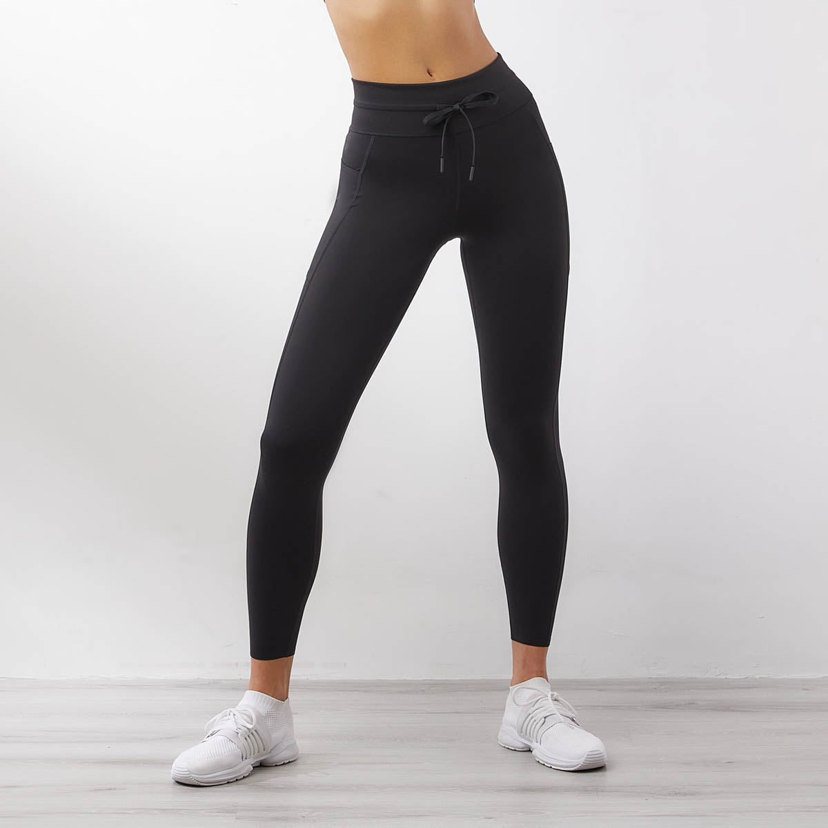 Drawstring workout leggings new arrivals