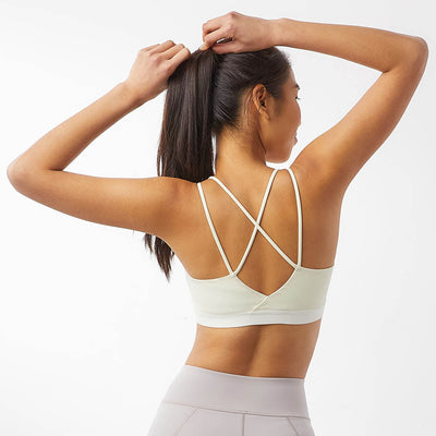 Skin Feel Low Impact Sports Bra Sports Bra Sweat Float 