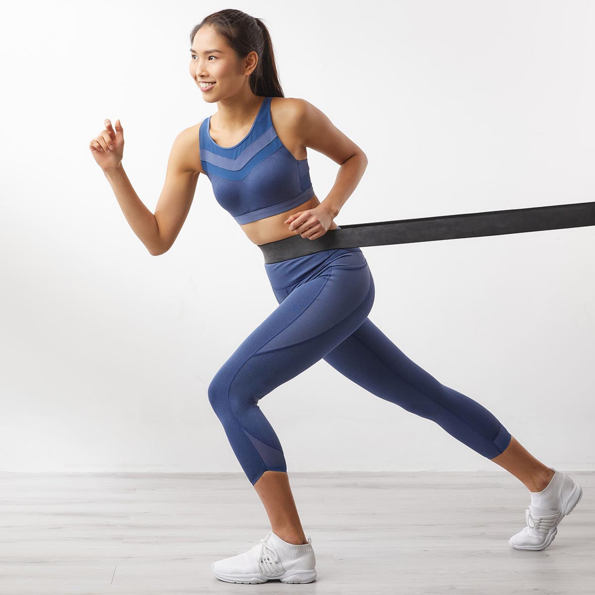 Demin Airy High Impact Sports Bra Sports Bra Sweat Float 
