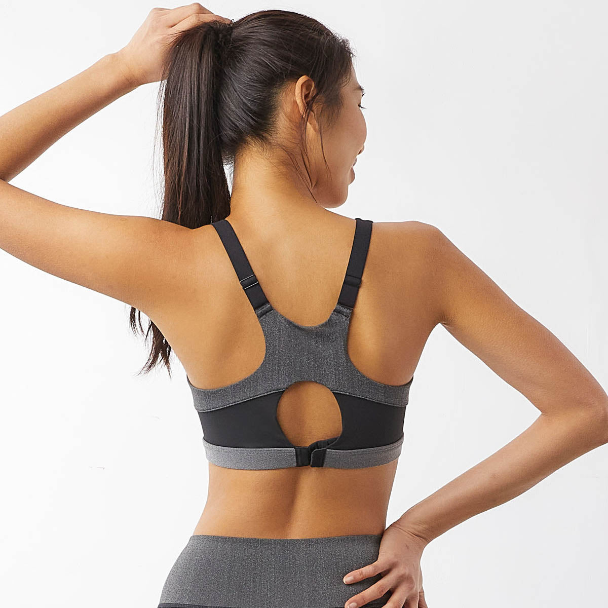 Demin Airy High Impact Sports Bra Sports Bra Sweat Float 