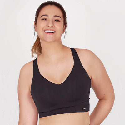 Longline Sport Max Sports Bra Sports Bra Sweat Float Black 70B 