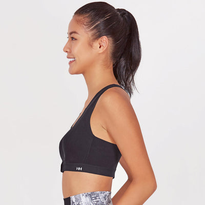 Zip Front Sports Max Bra Sports Bra Sweat Float 