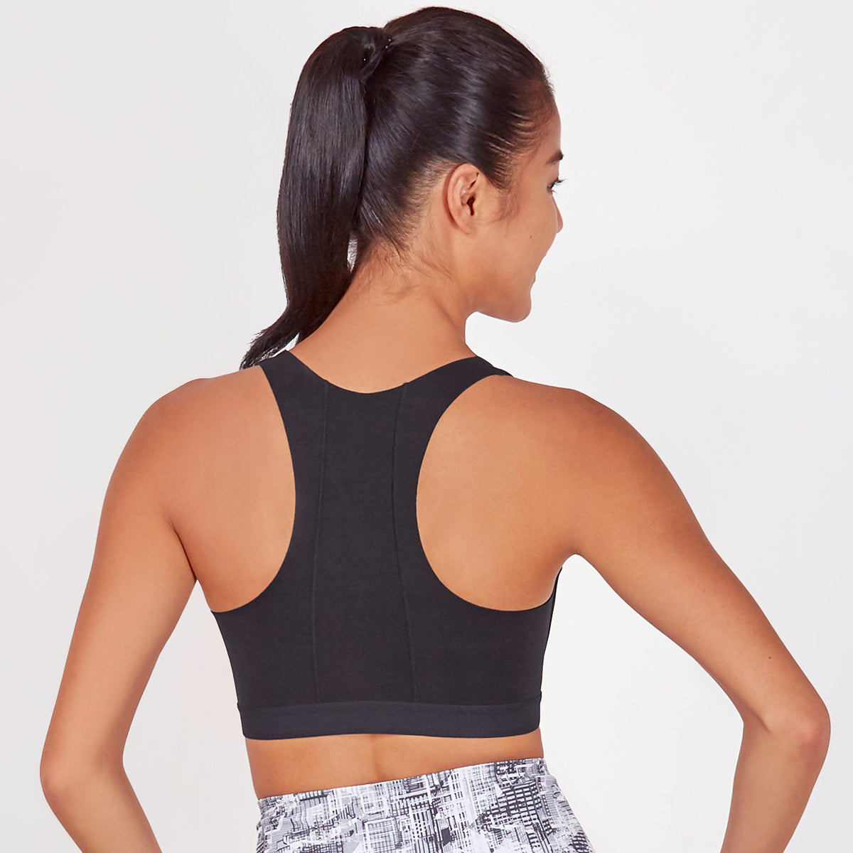 Zip Front Sports Max Bra Sports Bra Sweat Float 