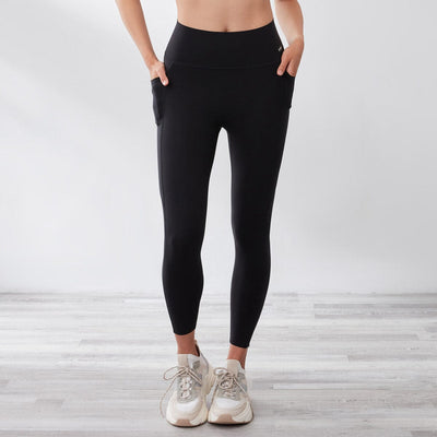 Mid-Waist Float UV Protection Cropped Petite Sports leggings Leggings Her own words SPORTS 