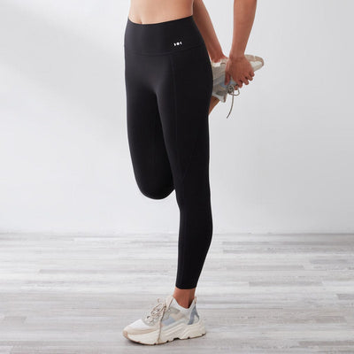 Mid-Waist Float UV Protection Cropped Petite Sports leggings Leggings Her own words SPORTS Black XS 