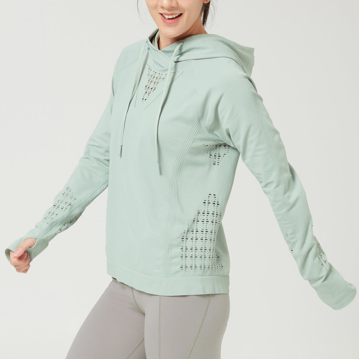 Liftstyle Seamless Hoodie Tops Sweat Float 