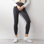 High-Waist No Front Seam Full Length Sports Leggings Leggings Sweat Float