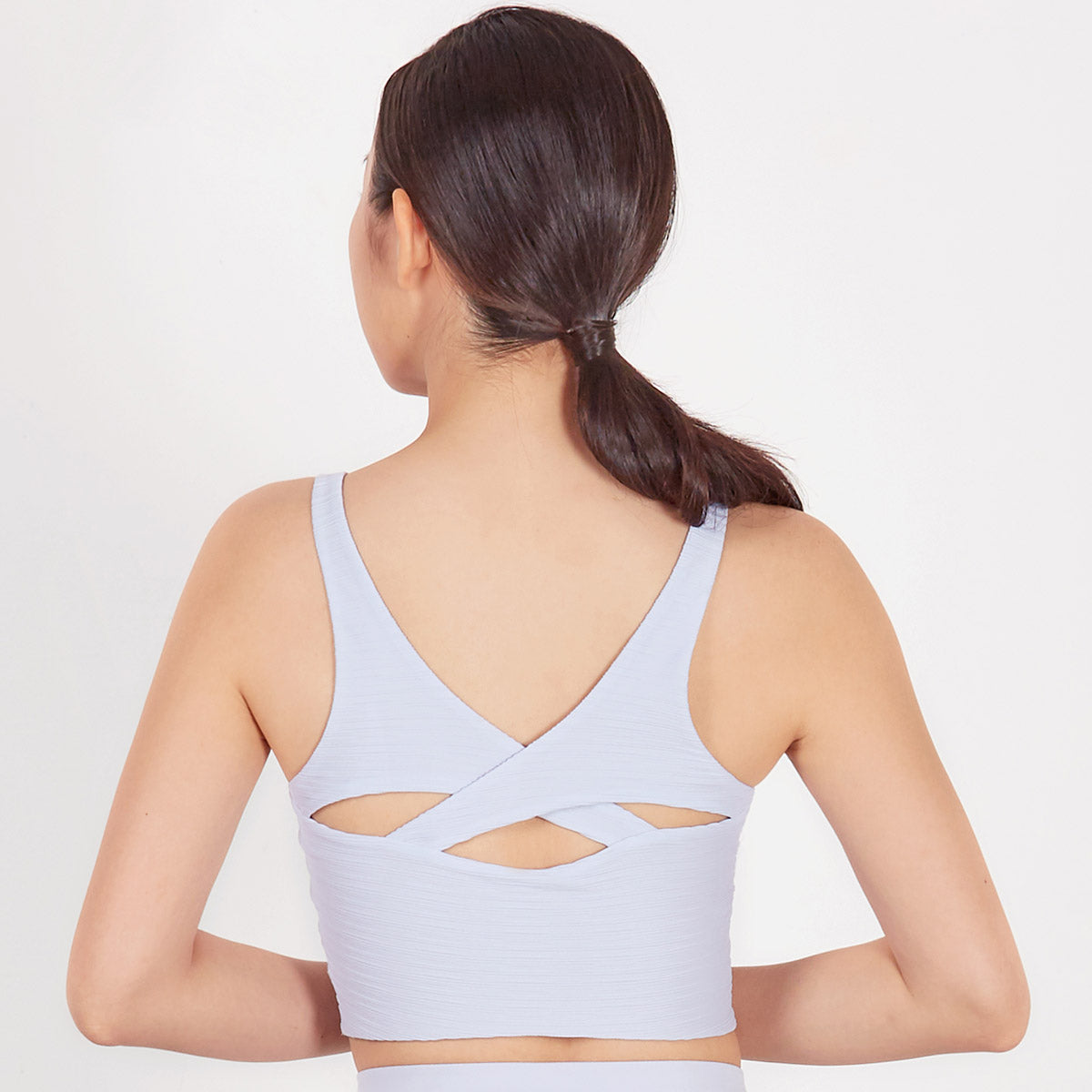 Extra Skin™ Longline Low Impact Sports Bra Sports Bra Sweat Float 