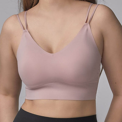 Invisible Extra Skin???Long Line Triangle Bra Top Bra Her Own Words 