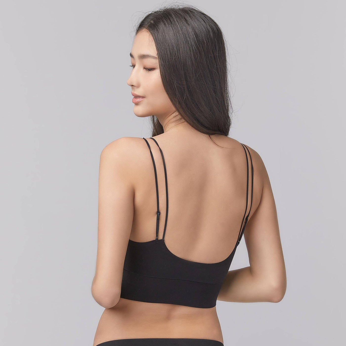 Invisible Extra Skin???Long Line Triangle Bra Top Bra Her Own Words 