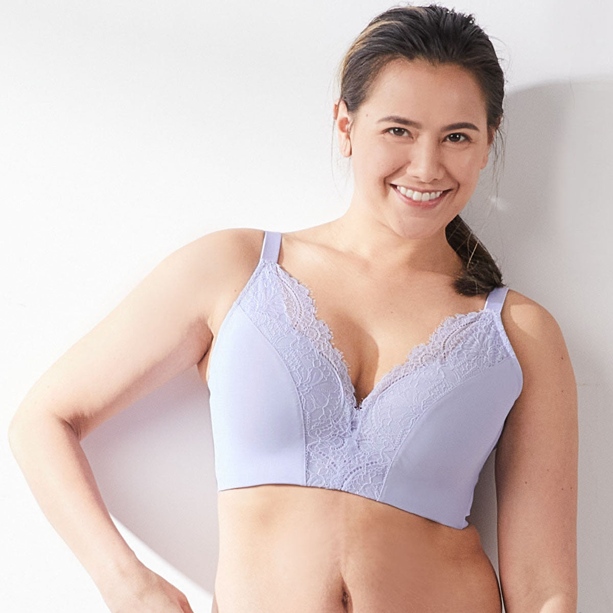 Solution Max Free W-shape Support Non Wired Lace Bra Bra Her Own Words 